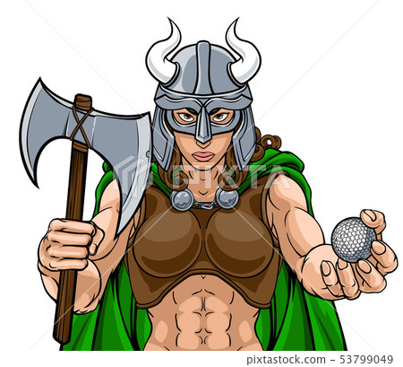 Viking Female Gladiator Golf Warrior Woman 53799049