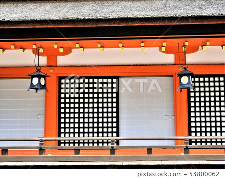 Kyoto Gion Yasaka Shrine Side Wall Kyoto Gion Yasaka Shrine Side Wall 53800062