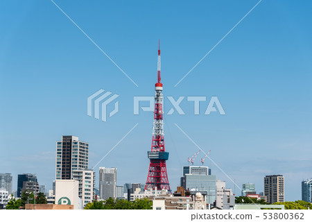 東京塔和藍天(提供留言空間) 東京塔和藍天(提供留言空間) 53800362