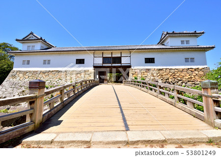 National Treasure Hikone Castle Tenri-bira extant tower 100 Hyakujo Castle in Japan Hikone City, Shiga Prefecture 53801249