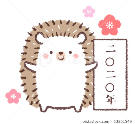 Hedgehog 2020-鮮花 53801549