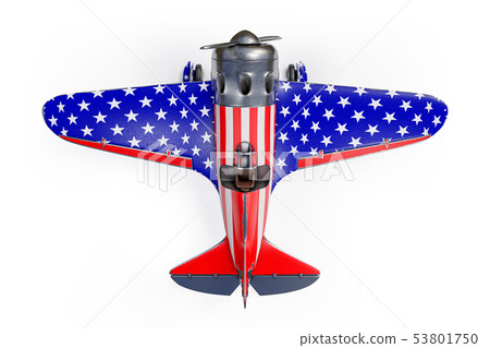 Polikarpov Vintage airplane with stars and stripes Polikarpov Vintage airplane with stars and stripes 53801750