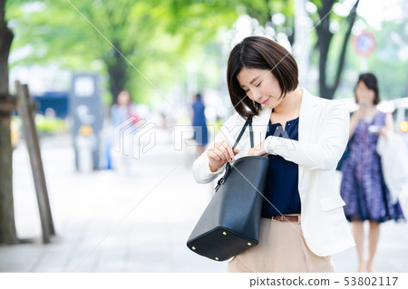 女商人企業圖像職業婦女新的綠色圖像 53802117