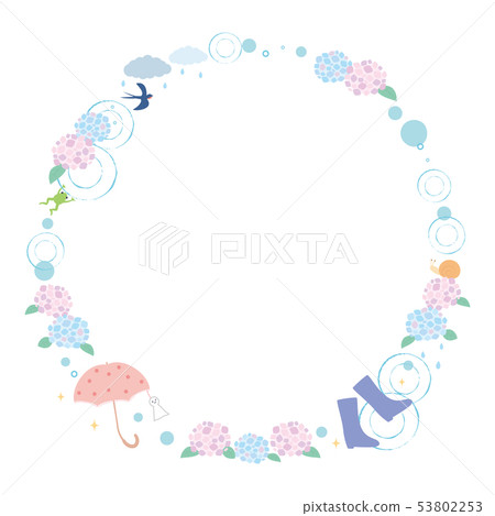 Frame material-rainy season image 1 Frame material-rainy season image 1 53802253