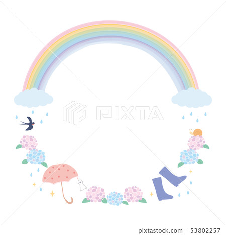 Frame material-rainy season image 2 53802257