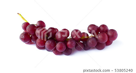 Red grape isolated on the white background Red grape isolated on the white background 53805240