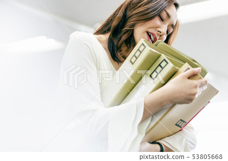 Business office ol office file busy 53805668