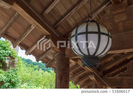 奈良Haseji寺燈籠走廊 奈良Haseji寺燈籠走廊 53806017