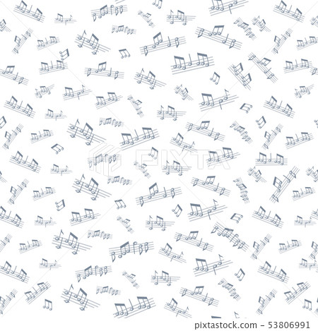 Music notes, signs tile pattern Musical background Music notes, signs tile pattern Musical background 53806991
