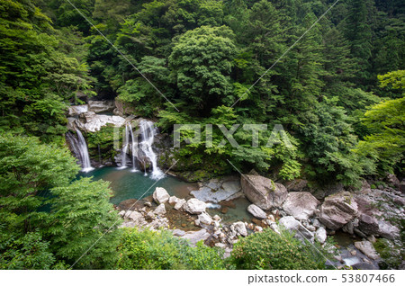 Tokushima Nagacho Oiso Waterfall July 2017 53807466