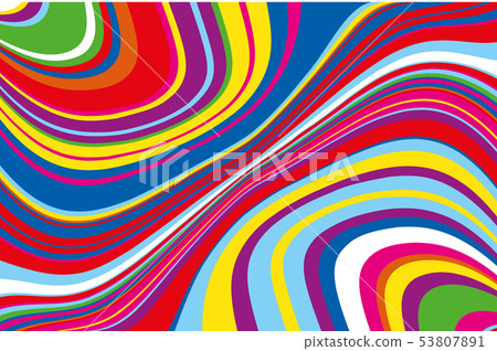 Bright dynamic background with wavy lines 53807891