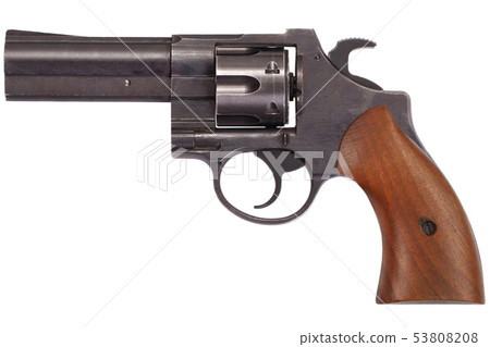Revolver isolated on white 53808208