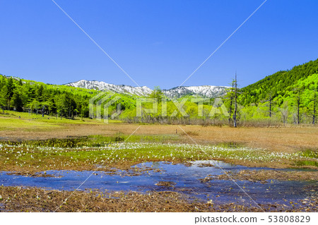 Snowy mountain and community of Minamata Snowy mountain and community of Minamata 53808829