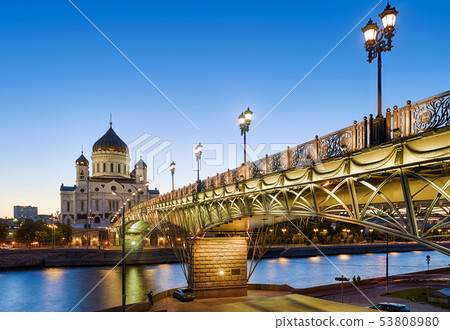 Patriarshy Bridge and Cathedral of Christ the Patriarshy Bridge and Cathedral of Christ the 53808980