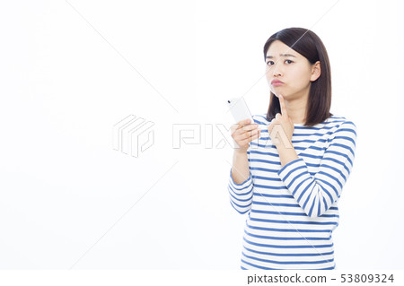 30年代女性智能手機 53809324