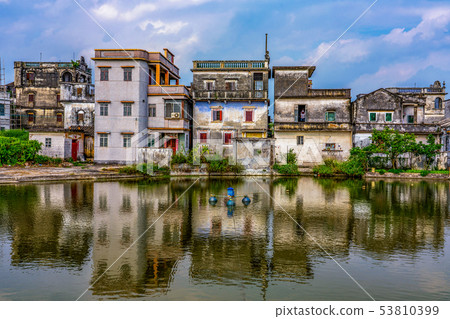 Old countryside houses Old countryside houses 53810399