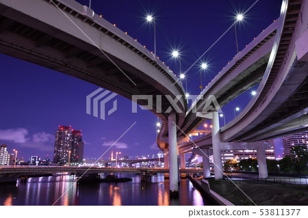 Ariake Junction night view Ariake Junction night view 53811377