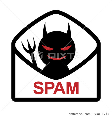  Spam, virus spam, icon vector illustration material 53811717