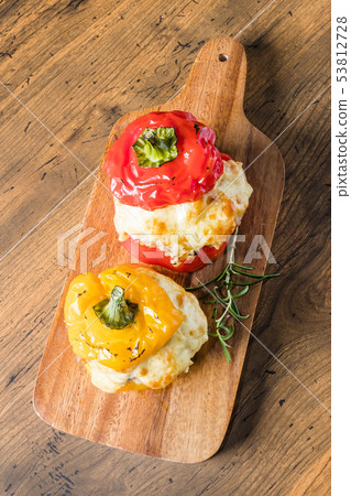 Paprika stuffing falci Paprika meat stuffed dish (farci) Paprika stuffing falci Paprika meat stuffed dish (farci) 53812728