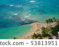 Overlooking Waikiki Beach 53813951