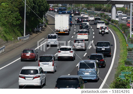 Traffic jam image highway 53814291