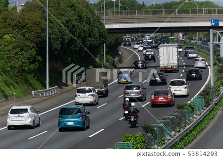 交通堵塞圖像公路 53814293