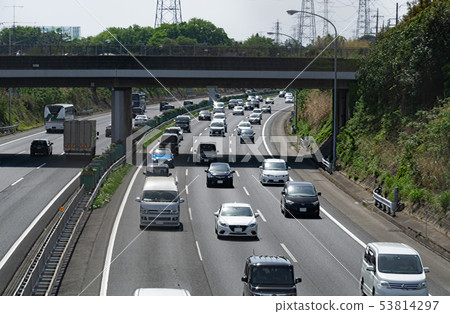 交通堵塞圖像公路 53814297