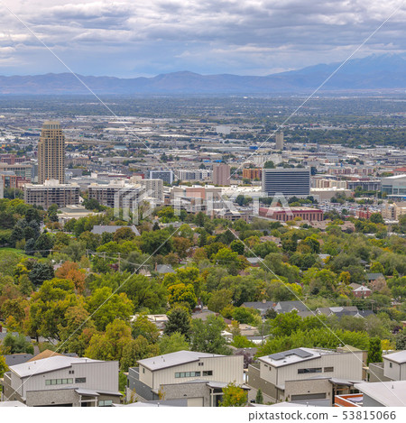 Downtown Salt Lake City Utah landscape and skyline 53815066