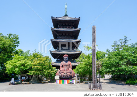 Yatosan Koshoji Five-storied Pagoda Landscape 53815304