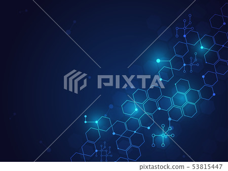 High tech technology geometric - Stock Illustration [53815447] - PIXTA
