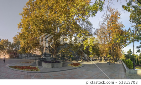Early autumn at Odessa seaside Boulevard in Early autumn at Odessa seaside Boulevard in 53815708