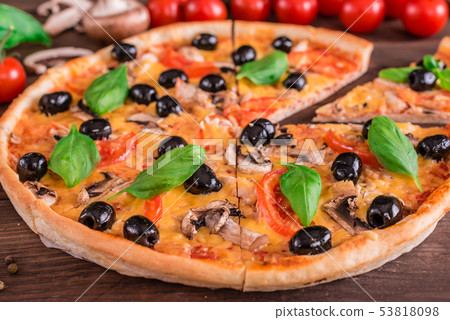 Tasty fresh hot pizza Tasty fresh hot pizza 53818098