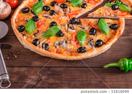 Tasty fresh hot pizza Tasty fresh hot pizza 53818099
