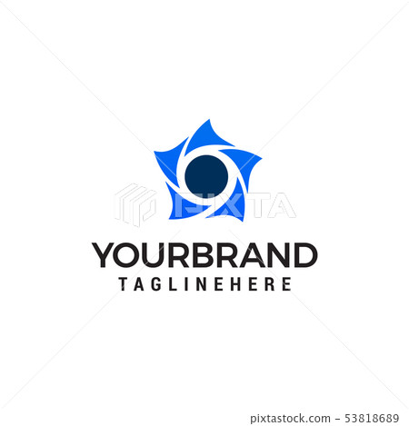 star rotation logo design concept template vector star rotation logo design concept template vector 53818689