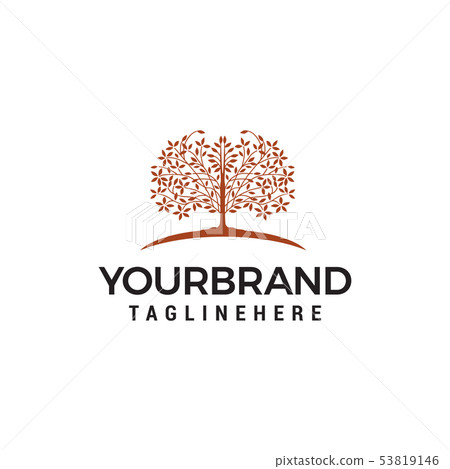 tree logo design concept template vector 53819146