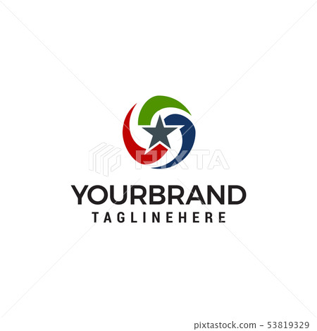 star logo design concept template vector star logo design concept template vector 53819329