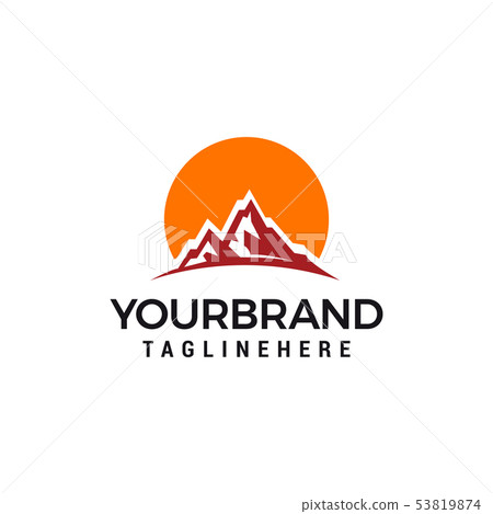 Mountain sun Logo Template vector illustration Mountain sun Logo Template vector illustration 53819874