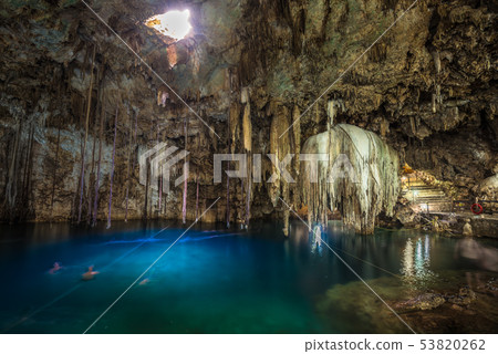 Xkeken cenote near Valladolid, Yucatan, Mexico 53820262