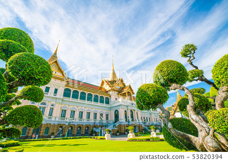Grand palace in emerald buddhist temple green 53820394