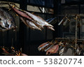 Landscape of dried fish 53820774