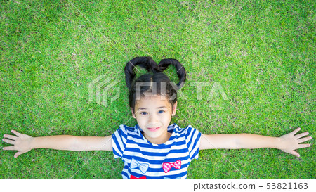 Eco friendly environment concept with healthy kid 53821163