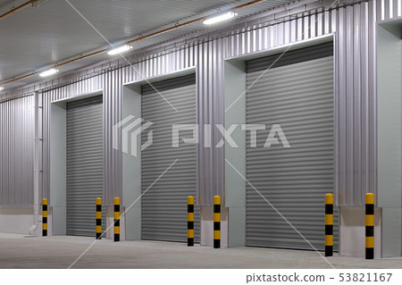 shutter door night 53821167