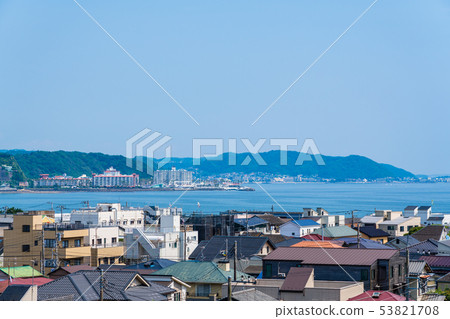 我從神奈川縣鎌倉市的山上看石獅市 53821708