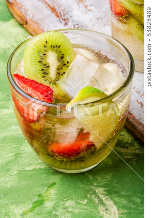 Iced summer drink 53823489