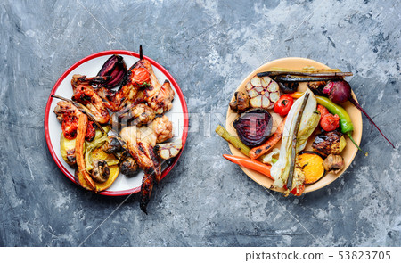 Chicken wings barbecue 53823705