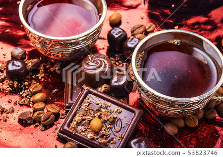 Chocolate with coffee 53823746
