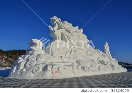 Ice and Snow Sculpture in Harbin, China Ice and Snow Sculpture in Harbin, China 53824069
