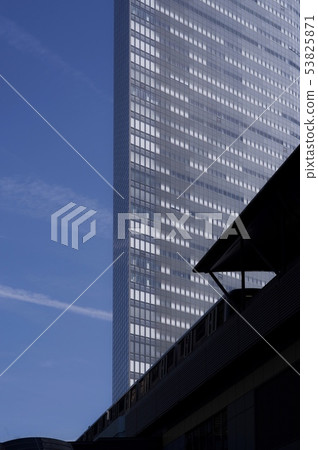 Morning of a skyscraper 53825871