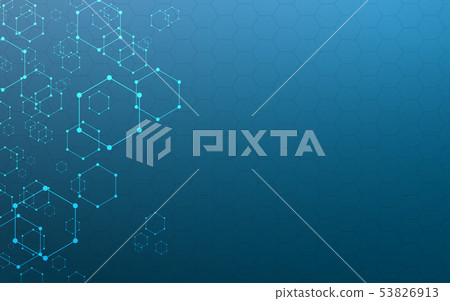 Hexagonal background Hexagonal background 53826913