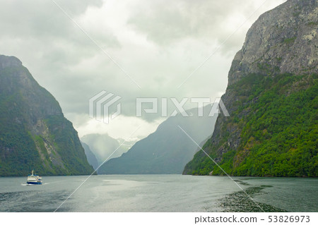 Norway nature and travel background. 53826973